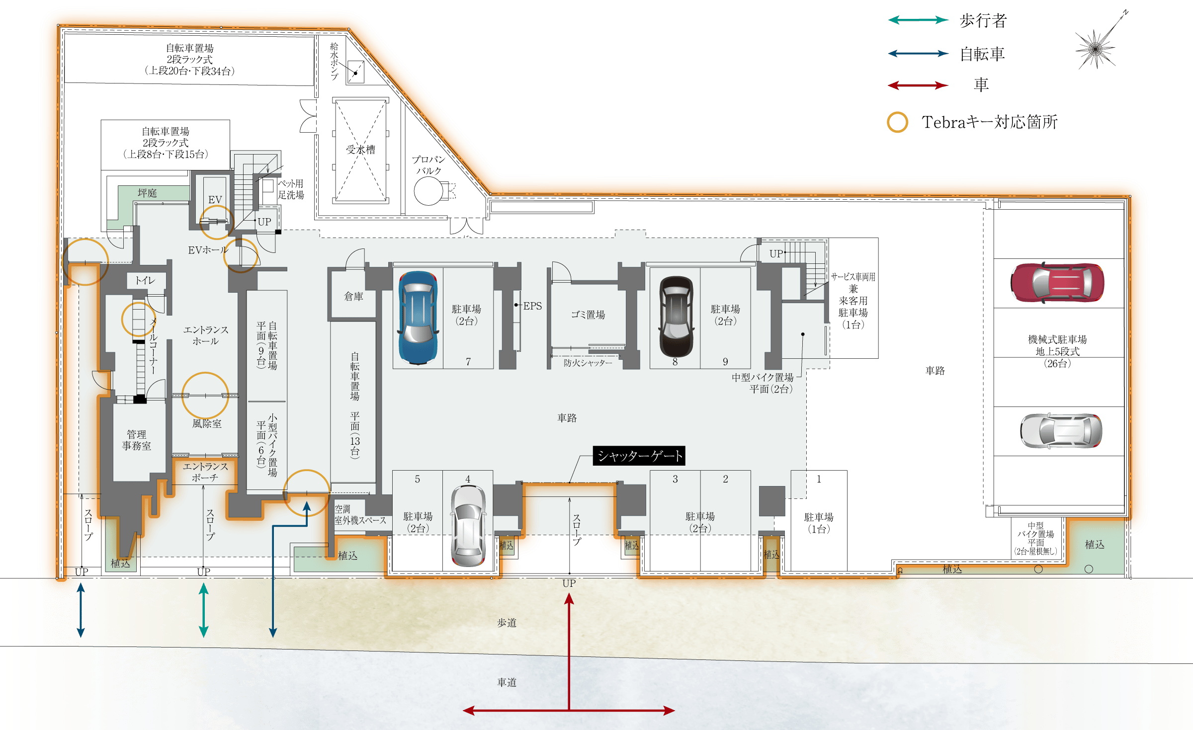 敷地配置図